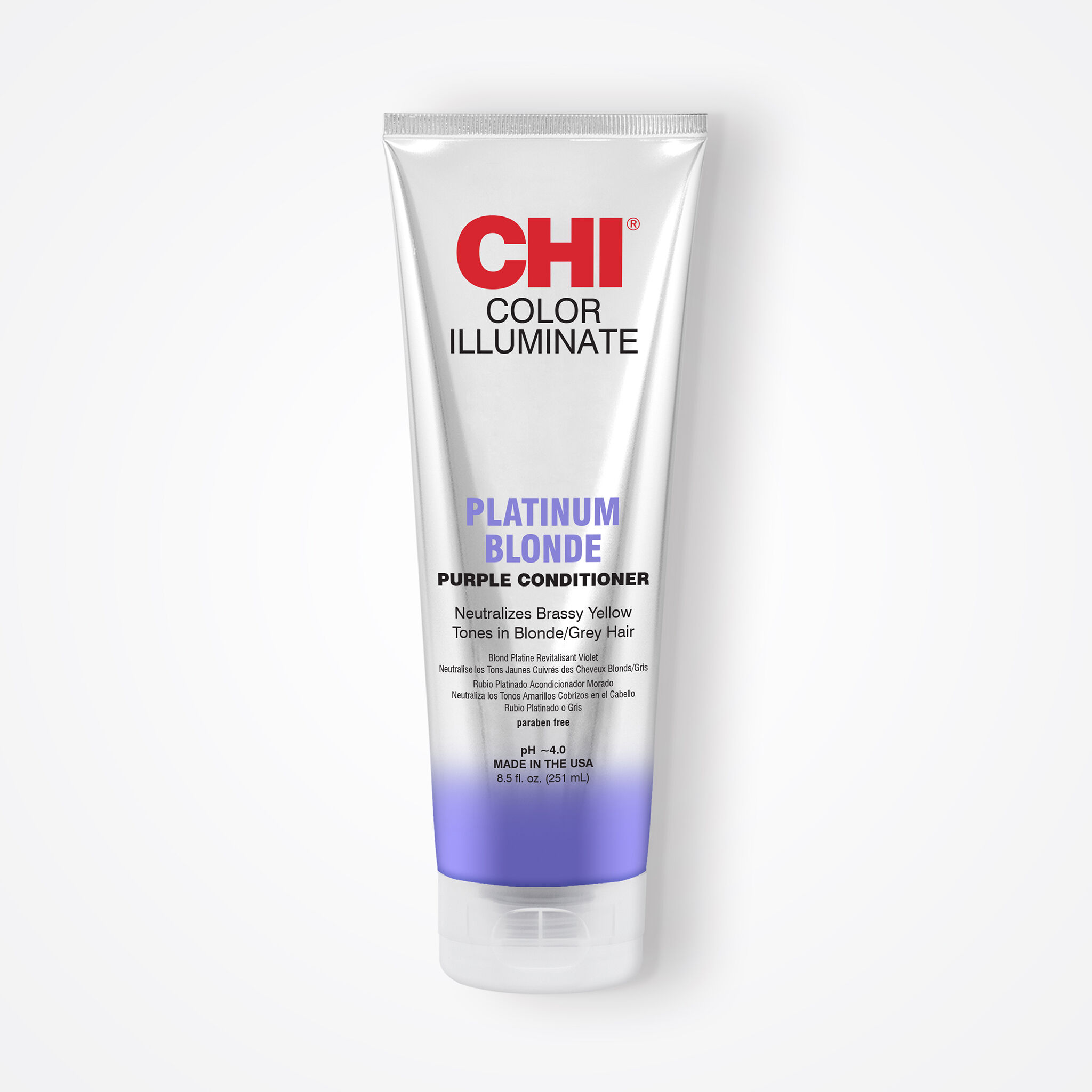 シャンプー chii CHI Color Illuminate Platinum Blonde Purple Shampoo 12 oz